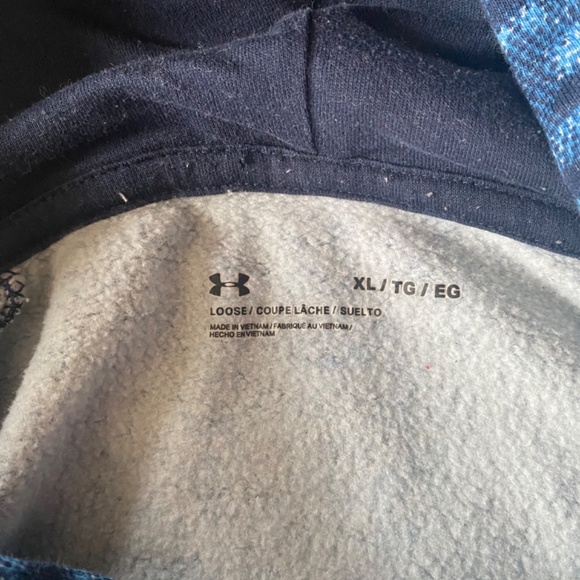Men’s Under Armour XL Loose Rival Pullover Hoodie - Picture 5 of 6